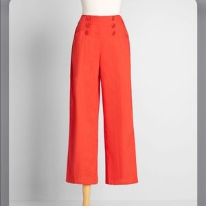 Red Sailor Pants